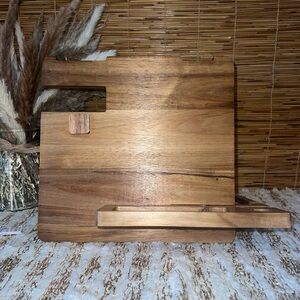 Wooden Docking Station for Men women Cell Phone‎ Stand, Key Holder Wallet Stand